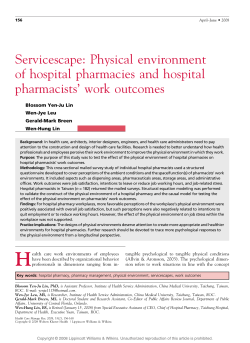 Servicescape: Physical environment of hospital