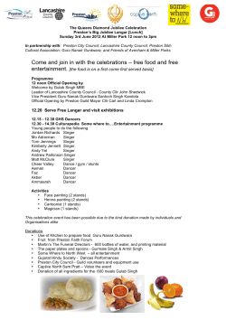 Come and join in with the celebrations &ndash; free food and free