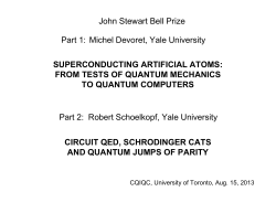SUPERCONDUCTING ARTIFICIAL ATOMS: FROM TESTS OF