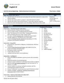 English III - Wichita Falls ISD