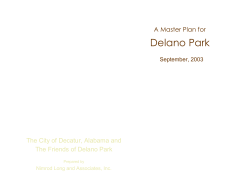 A Master Plan for Delano Park