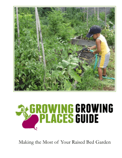 Growing Guide - Growing Places Gardening Project