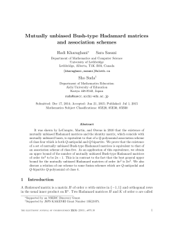 Mutually unbiased Bush-type Hadamard matrices and association