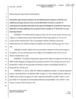 0112-10 - Board of Supervisors