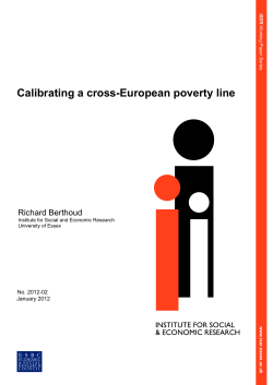 Calibrating a cross-European poverty line