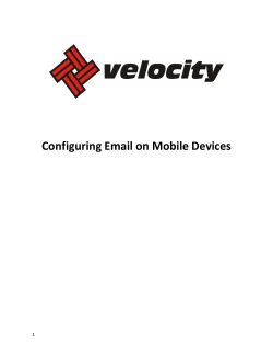 Configuring Email on Mobile Devices