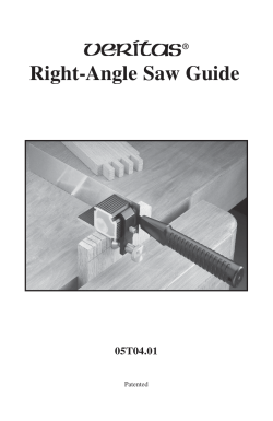 Right-Angle Saw Guide