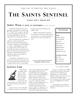 the saints sentinel - Our Lady of Perpetual Help