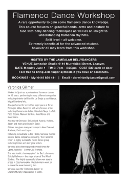 Flamenco Dance Workshop - Jamealah Belly Dancers