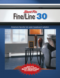 America`s favorite hot water baseboard radiation