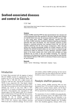 Seafood-associated diseases and control in Canada