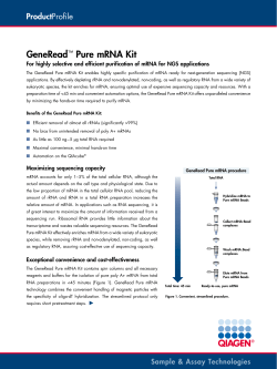 GeneRead&trade; Pure mRNA Kit
