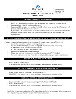 Bismarck Badge Application
