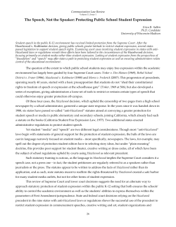 CLR v11 i1 The Speech Not The Speaker_rev