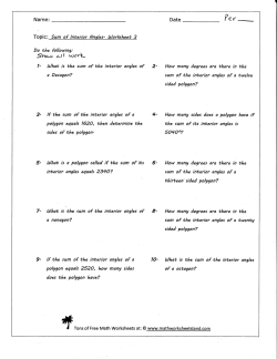 Sco re a Decagon? sides of the polygon`