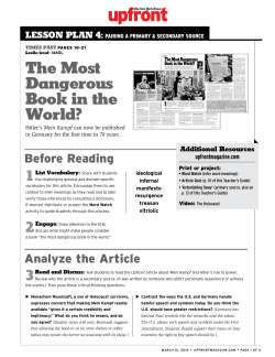 The Most Dangerous Book in the World?