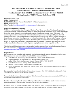 AML 2410, Section 8974, Krafft - UF English