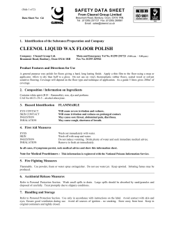 cleenol liquid wax floor polish