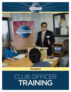 manual - Toastmasters International