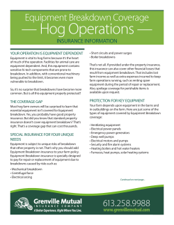 Hog Operations - Grenville Mutual Insurance