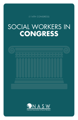 Social Workers in Congress