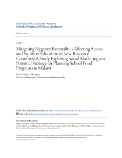 Mitigating Negative Externalities Affecting Access and Equity of
