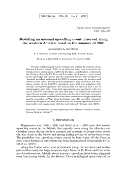 Modeling an unusual upwelling event observed along the western