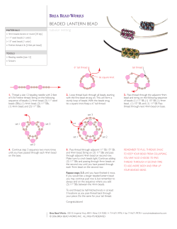beaded lantern bead