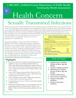 Sexually Transmitted Infections