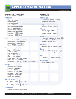 applied mathematics - Florida Ready to Work Portal