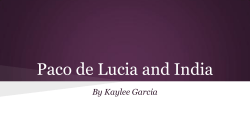 Paco de Lucia and India - The Spirit of Great Oak