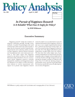 In Pursuit of Happiness Research: Is It Reliable? What Does It Imply