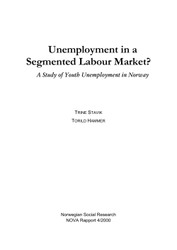 Unemployment in a Segmented Labour Market?
