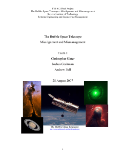The Hubble Space Telescope Misalignment and Mismanagement
