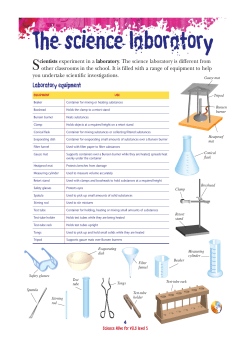 The science laboratory