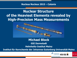 Nuclear Structure of the Heaviest Elements revealed by High