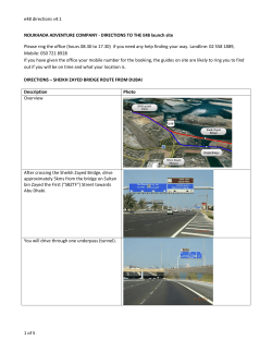 DIRECTIONS TO THE E48 launch site Please ring the office (hours