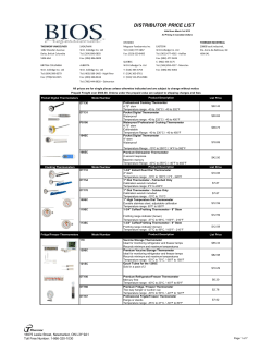 distributor price list