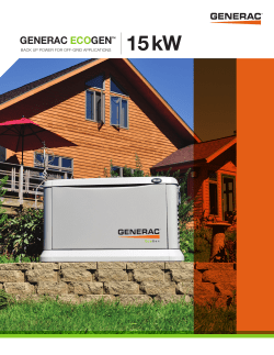 GENERAC ECOGENtm