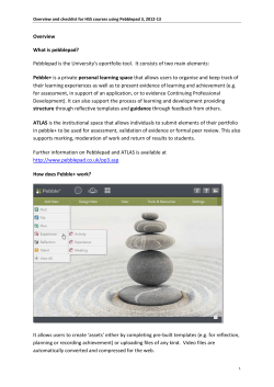 Open file - PebblePad