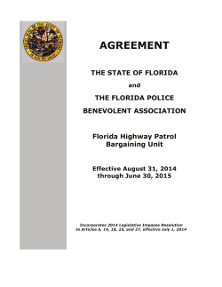 Florida Highway Patrol - Labor Relations Information System