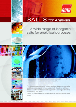 Monday 13 July 2015 SALTS