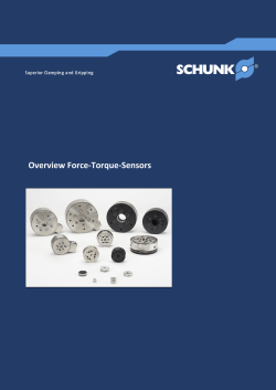 Overview Force-Torque-Sensors