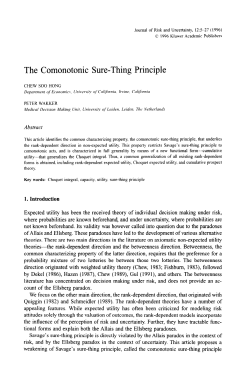 The comonotonic sure