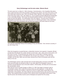 Harry Schlesinger and his twin sister, Sitonia Gluck