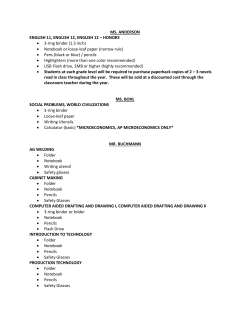 School Supply List - Bloomer School District