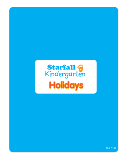 Holidays - Starfall