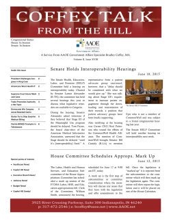 Senate Holds Interoperability Hearings House Committee