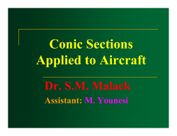 Conic Sections Applied to Aircraft