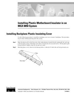 Installing Plastic Motherboard Insulator